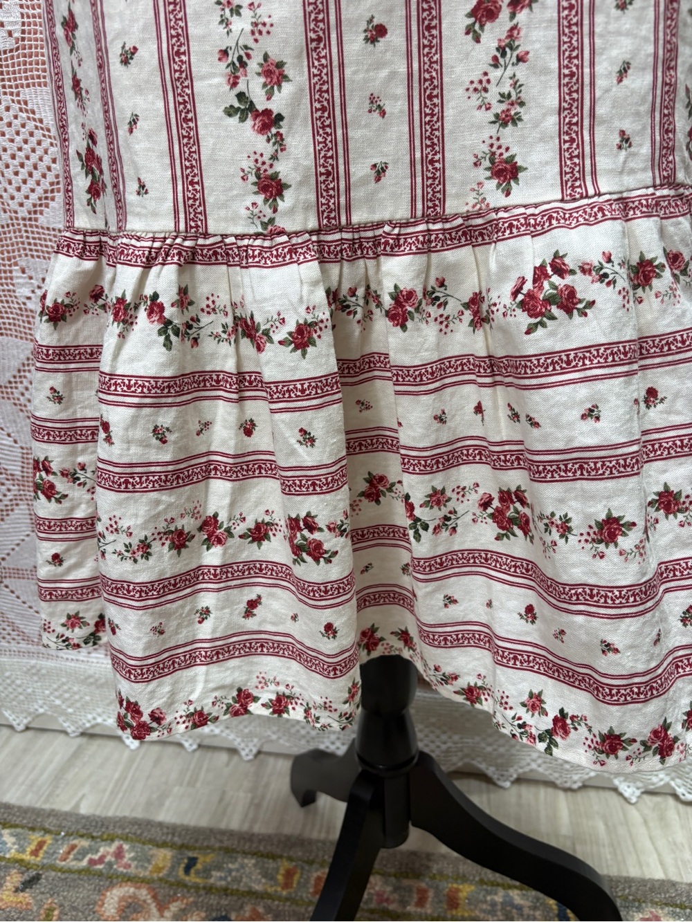 Joie Linen Blend Floral Maxi Skirt XS | Cottagecore Prairie - Picture 5 of 11